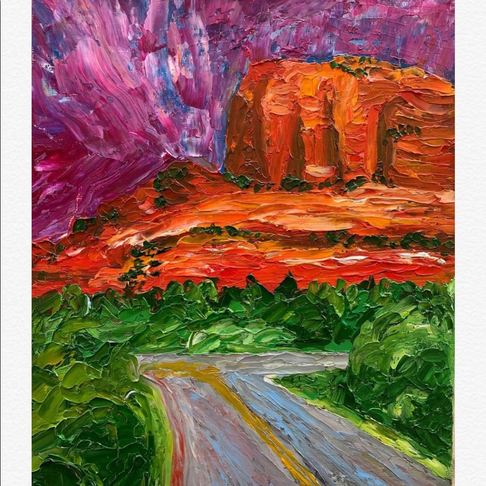 Arizona Red Rock Landscape oil Painting